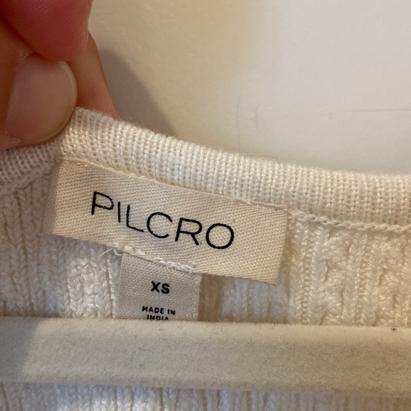 Anthropologie PILCRO Crafted Bib Sweater Tank NEW $128 XS - Picture 5 of 8